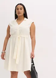 Jurk met strikceintuur, bonprix