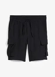 Bermuda van luchtige mousseline, regular fit, bonprix