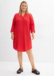 Tuniekjurk met structuureffect in een soepele viscosemix, bonprix