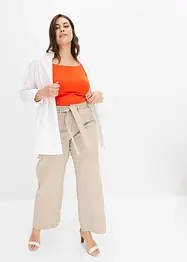 7/8 broek met comfortband van puur katoen, bonprix