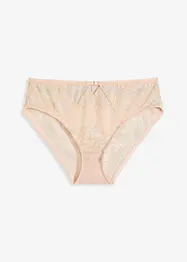 Maxislip met 2-kleurig lurex kant, bonprix
