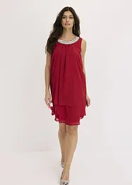Chiffon Jurk met applicatie, bonprix
