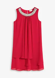 Chiffon Jurk met applicatie, bonprix