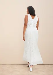 Trouwjurk met pailletten en afneembare tule rok, bonprix