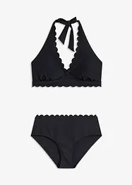 Halter bikini met gerecycled polyamide (2-dlg. set), bonprix