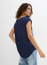 High-low shirt van soepel vallende viscosemix, bonprix
