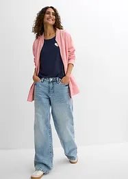 High-low shirt van soepel vallende viscosemix, bonprix