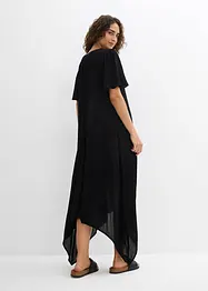 Lange kaftan jurk van crêpe, bonprix