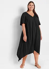Lange kaftan jurk van crêpe, bonprix