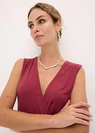 Ketting + oorstekers (3-dlg. sieradenset), bonprix