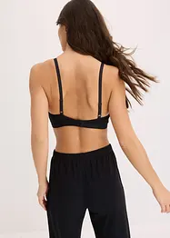 Bralette zonder beugels met gevulde cups en biologisch katoen (set van 2), bonprix