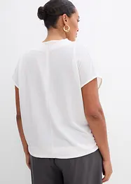 Shirtblouse van gestructureerde crêpe, bonprix