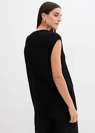 Ballonvormige gebreide top van fijne viscose, bonprix