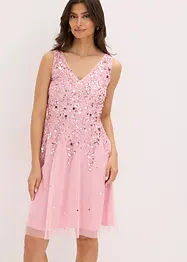 Jurk met pailletten, bonprix