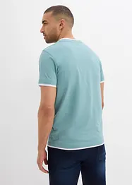 2-in-1 shirt, korte mouw (set van 2), bonprix