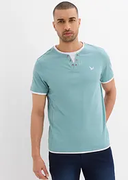 2-in-1 shirt, korte mouw (set van 2), bonprix