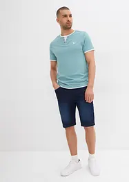 2-in-1 shirt, korte mouw (set van 2), bonprix