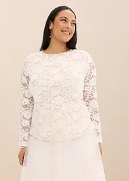 Longsleeve van kant, bonprix