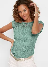 Blouse van koordkant, bonprix