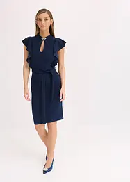 Kokerjurk met accessoire als sluiting bij de hals, bonprix
