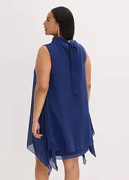 Chiffon jurk met sjaalkraag, bonprix