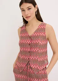 Gilet met gehaakte look, bonprix