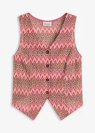Gilet met gehaakte look, bonprix