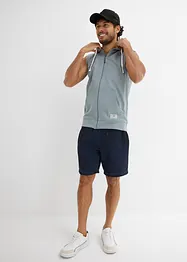 Sweat bermuda in een verwassen look, bonprix
