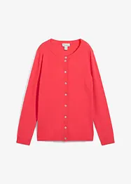 Gebreid vest met ronde hals, bonprix