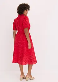 Blousejurk met broderie anglaise borduurwerk, van puur katoen, bonprix