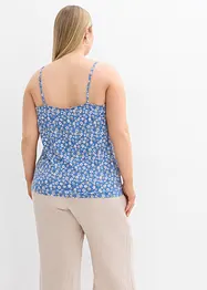 Gebloemde top van soepele viscose, bonprix
