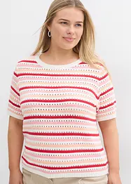 Geribd shirt met strepen, bonprix