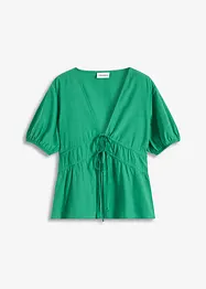 Blouse met strikjes, bonprix