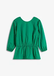 Blouse met pofmouwen en diep uitgesneden achterkant, bonprix