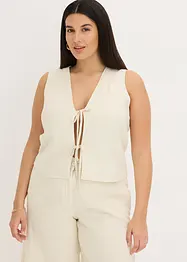 Gilet met strikken, bonprix