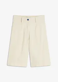 Bermuda met bandplooien, bonprix