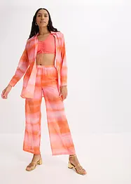 Wijde broek met batikprint, bonprix