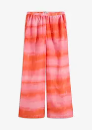 Wijde broek met batikprint, bonprix