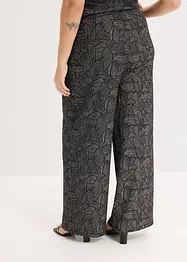 Jersey-crèpe broek, bonprix