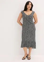 Jersey jurk met volants, bonprix