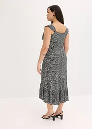 Jersey jurk met volants, bonprix