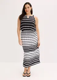 Jersey jurk met veters, bonprix