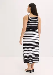 Jersey jurk met veters, bonprix