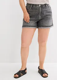 Jeans short high waist, low stretch, bonprix