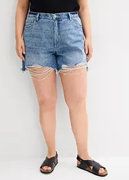 Jeans short high waist, low stretch, bonprix