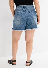 Jeans short high waist, low stretch, bonprix