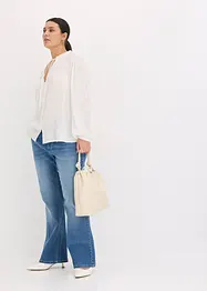 Blouse met gemetalliseerde strepen, bonprix