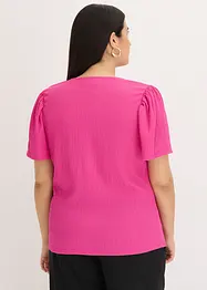 Shirt van gestructureerde crêpe, bonprix