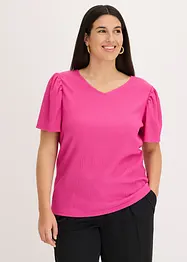 Shirt van gestructureerde crêpe, bonprix