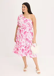 One shoulder jurk van gestructureerde viscose, bonprix